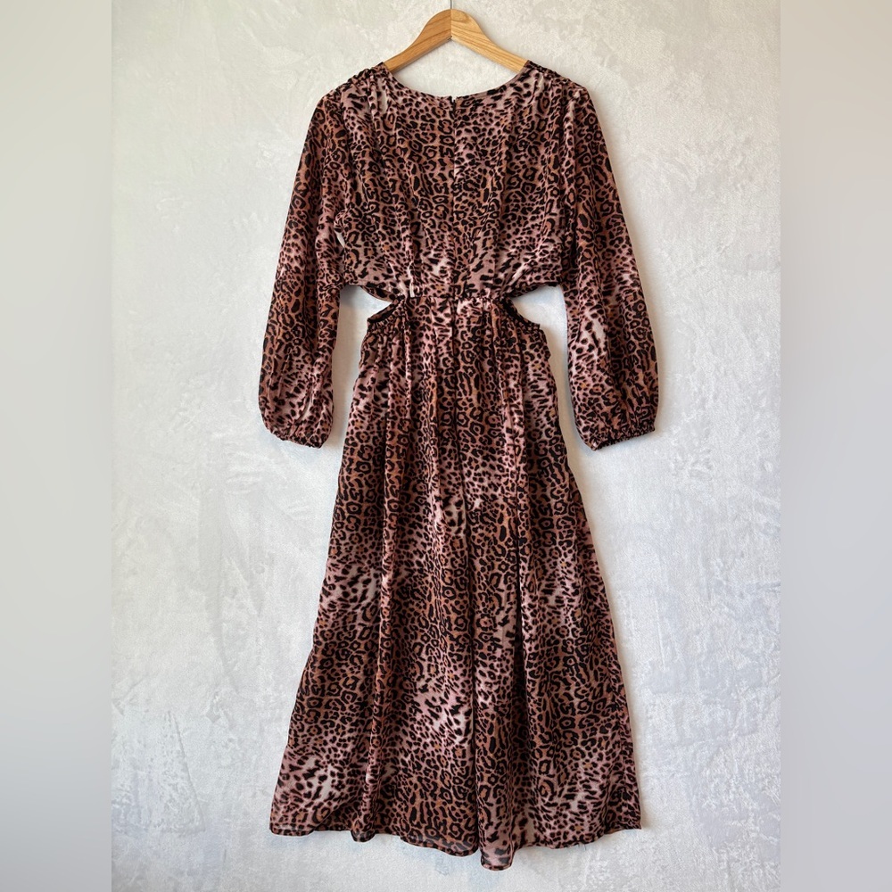 ANTHROPOLOGIE‎ RANNA GILL Leopard Midi Dress small NWT - Picture 11 of 13